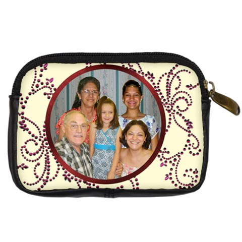 Red Gem Camera Case By Kim Blair Back