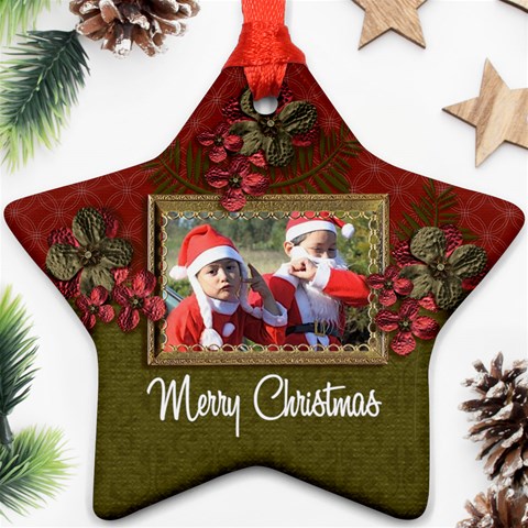 Ornament (star): Christmas12 By Jennyl Front
