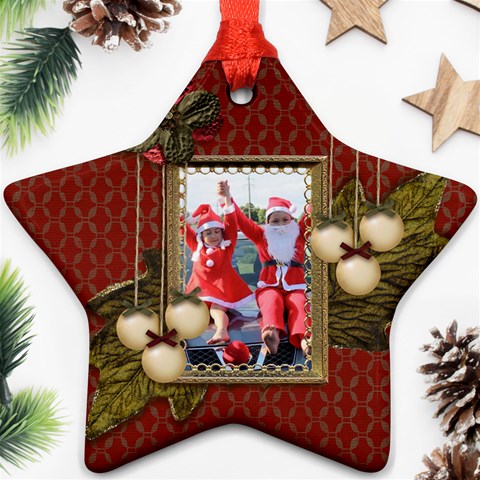 Ornament (star): Christmas13 By Jennyl Front