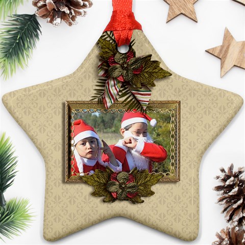Ornament (star): Christmas15 By Jennyl Front