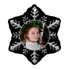 Silver Snowflake ornament - Ornament (Snowflake)