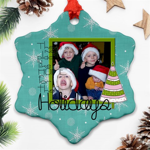 2024 Snowflake Ornament 1 By Martha Meier Front