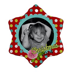 2024 Snowflake Ornament 3 - Ornament (Snowflake)