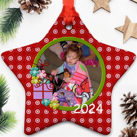 2024 Star Ornament 1 By Martha Meier Front