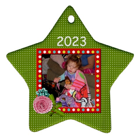 2023 Star Ornament 2 By Martha Meier Front