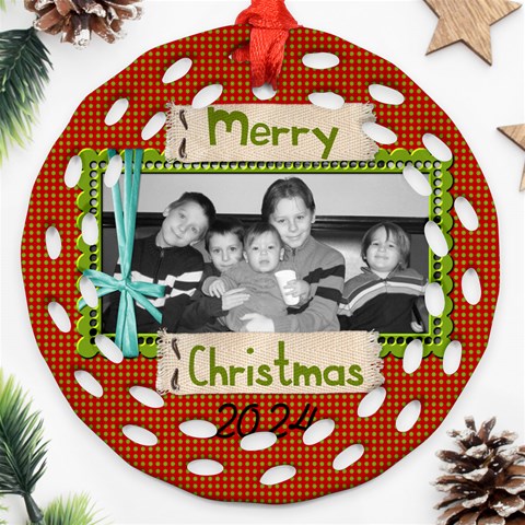 2024 Fancy Ornament 4 By Martha Meier Front