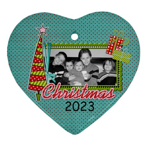 2023 Heart Ornament 1 By Martha Meier Front