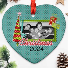 2024 Heart Ornament 1 - Ornament (Heart)