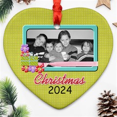 2024 Heart Ornament 3 - Ornament (Heart)