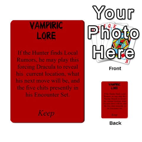Fury Of Dracula Hunter Event Cards By Dana Front 32