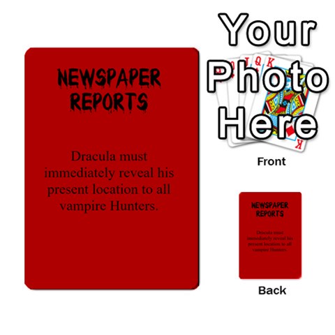 Fury Of Dracula Hunter Event Cards By Dana Front 36