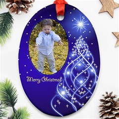 Christmas Oval Ornament 5 - Ornament (Oval)