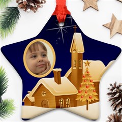 Christmas Night Star ornament - Ornament (Star) Christmas Night Star ornament - Ornament (Star)