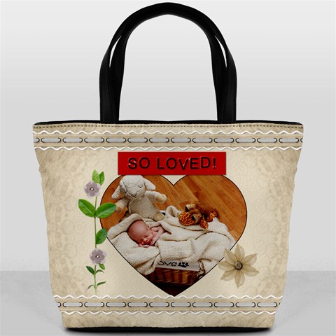 Cherished And Loved Bucket Bag By Lil Back