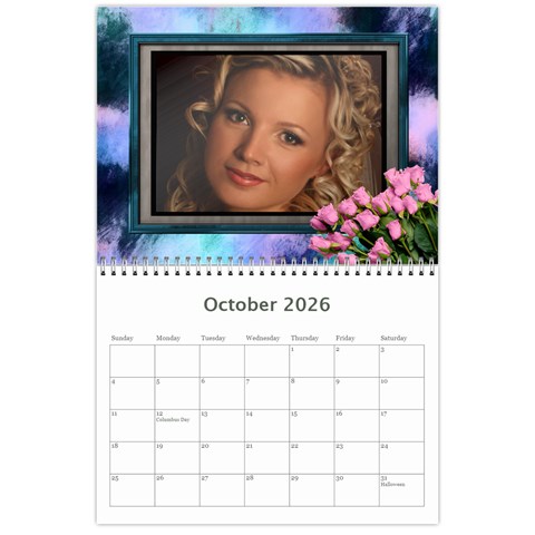 A Little Fancy 2026 (any Year) Calendar By Deborah Oct 2026