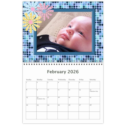 A Little Fancy 2026 (any Year) Calendar By Deborah Feb 2026