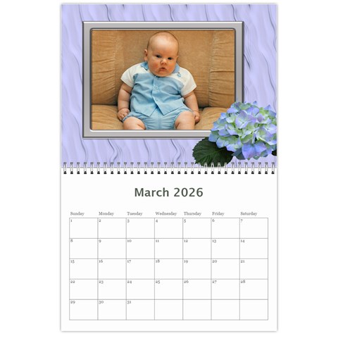 A Little Fancy 2026 (any Year) Calendar By Deborah Mar 2026