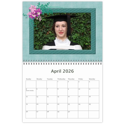 A Little Fancy 2026 (any Year) Calendar By Deborah Apr 2026