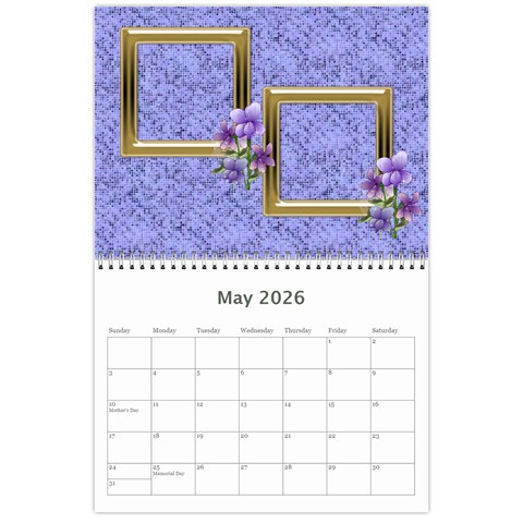 A Little Fancy 2026 (any Year) Calendar By Deborah May 2026