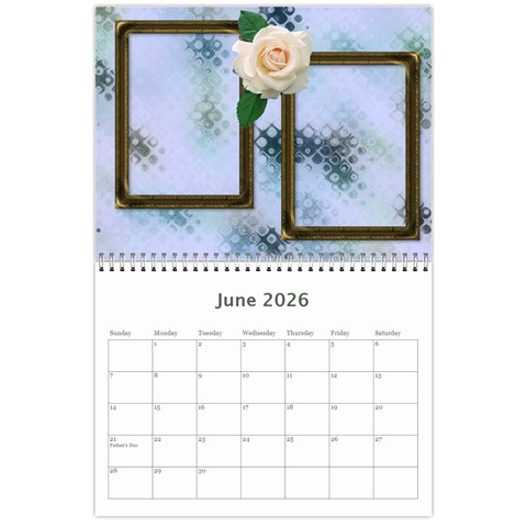 A Little Fancy 2026 (any Year) Calendar By Deborah Jun 2026