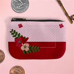 Mini Coin Purse- Heart and Flowers Mini Coin Purse- Heart and Flowers