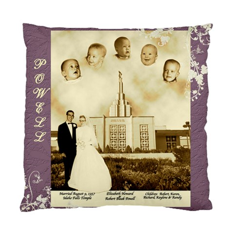 Elizabeth Powell Pillow By Nancy Powell Front