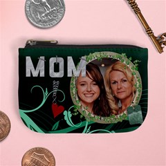 Mom Green Mini Coin Purse Mom Green Mini Coin Purse