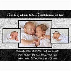 twins 2 - 5  x 7  Photo Cards