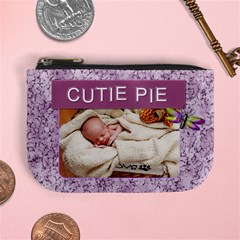 Cutie Pie Purple Mini Coin Purse