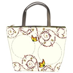 butterfly bucket bag