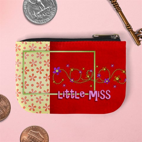 Little Miss Mini Coin Purse By Angel Back