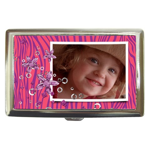 Hot Pink Zebra & Glitter Front
