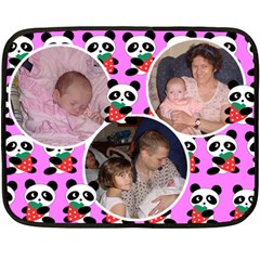 panda bear mini fleece blanket (4 styles) - Fleece Blanket (Mini) panda bear mini fleece blanket (4 styles) - Fleece Blanket (Mini)