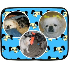 puppy mini fleece blanket (4 styles) - Fleece Blanket (Mini) puppy mini fleece blanket (4 styles) - Fleece Blanket (Mini)