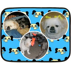 puppy mini fleece blanket - Fleece Blanket (Mini)