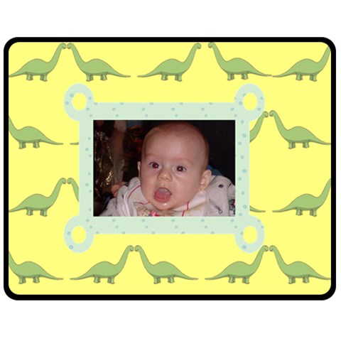 Dino Blanket By Kim Blair 60 x50  Blanket Front
