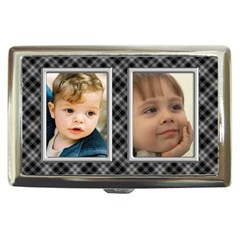 Black And Silver Credit Card Holder