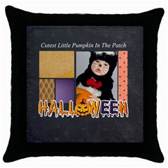 Halloween - Throw Pillow Case (Black)