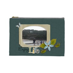 Cosmetic Bag (Large): Enjoy Life