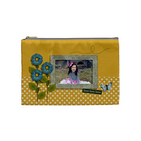 Cosmetic Bag (medium): Enjoy Life By Jennyl Front