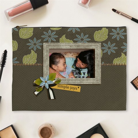 Cosmetic Bag (xl): Simple Joys2 By Jennyl Front