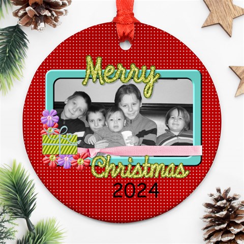 2023 Circle Ornament 2 Front