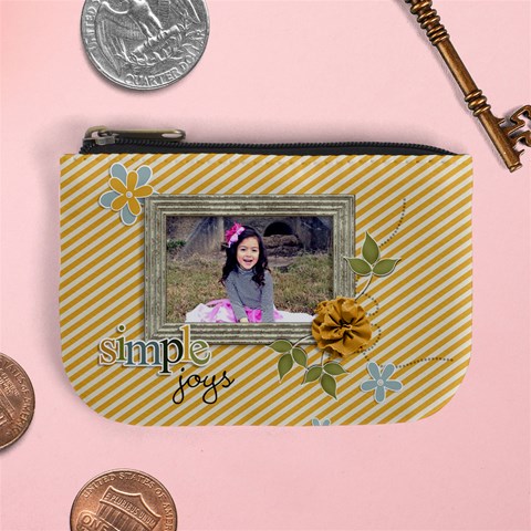 Mini Coin Purse: Simple Joys By Jennyl Front