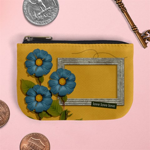Mini Coin Purse: Lovelovelove By Jennyl Front