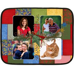 Christmas/Holiday -mini fleece blanket - Fleece Blanket (Mini)