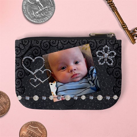 Fancy Midnight Mini Coin Purse By Lil Back
