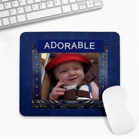 Adorable Large Mousepad By Lil Front