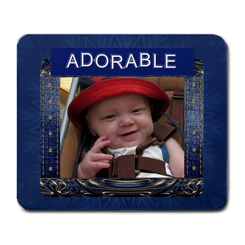 Adorable Large Mousepad By Lil Front