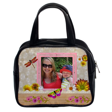 Pretty Nature Floral Classic Handbag By Lil Front
