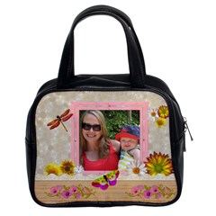 Pretty Nature Floral Classic Handbag - Classic Handbag (One Side)